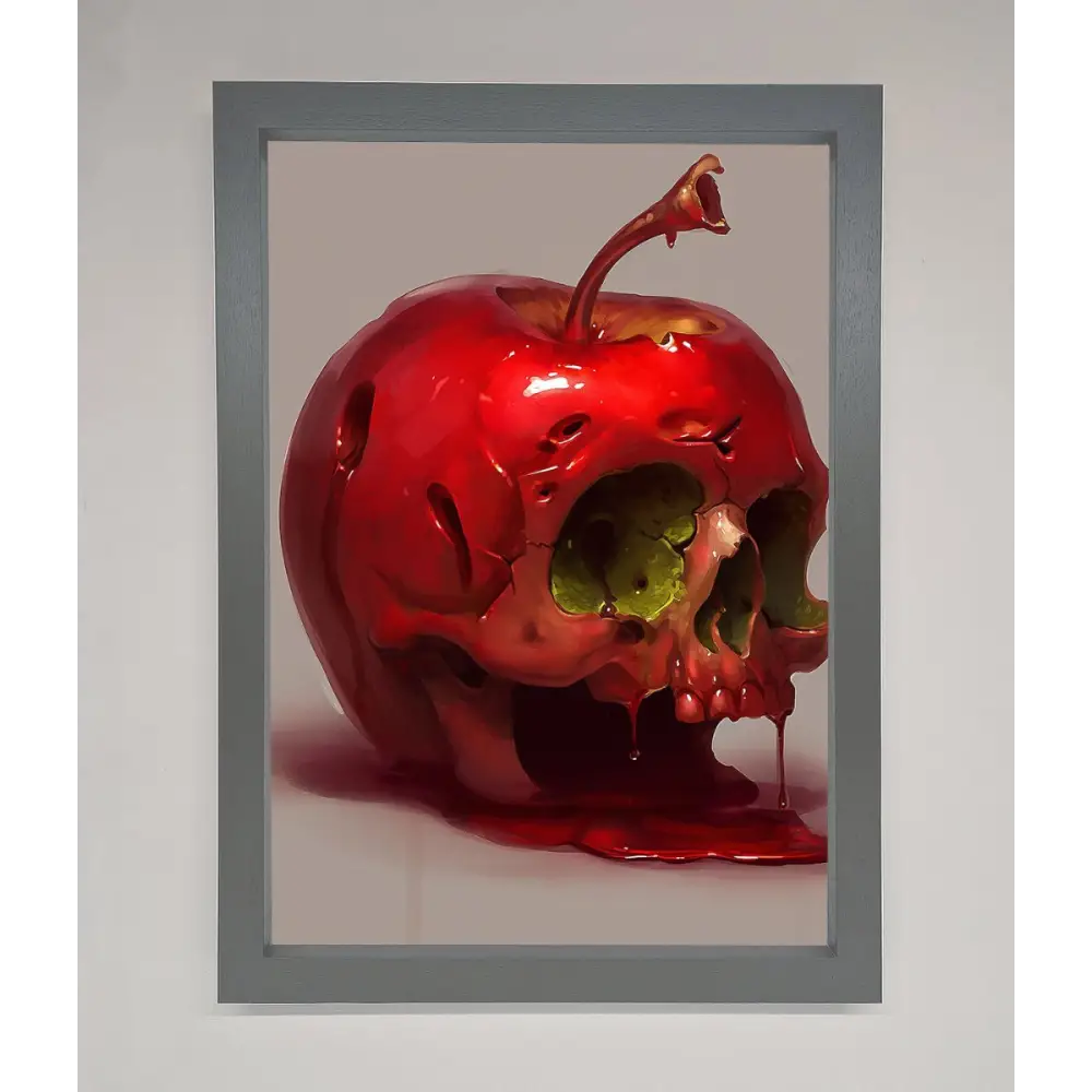 Poison Apple Framed Poster - A3 (29.7 x 42 cm) / Dark Grey - Framed Print