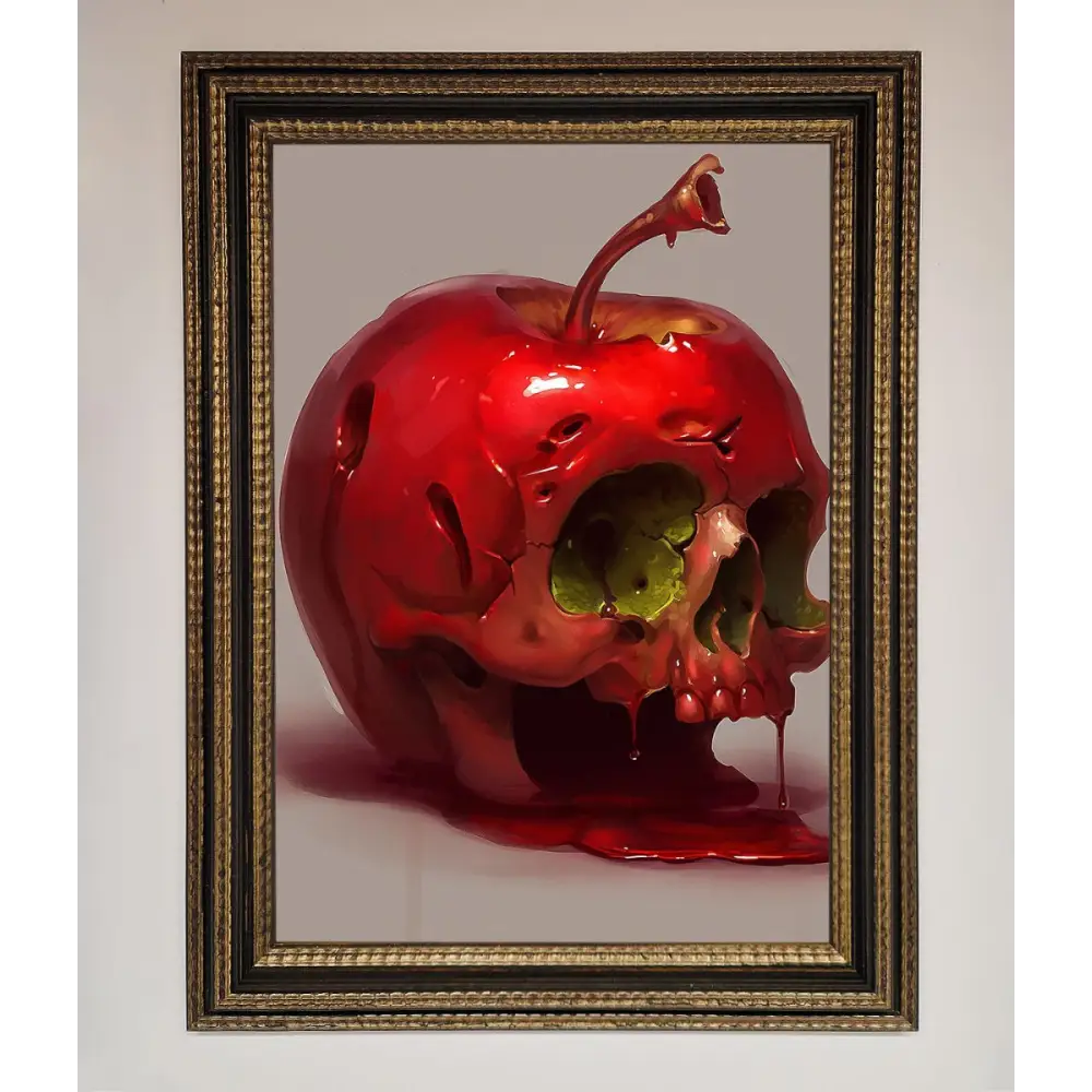 Poison Apple Framed Poster - A3 (29.7 x 42 cm) / Ornate Gold Black - Framed Print
