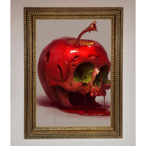 Poison Apple Framed Poster - A3 (29.7 x 42 cm) / Ornate Gold - Framed Print