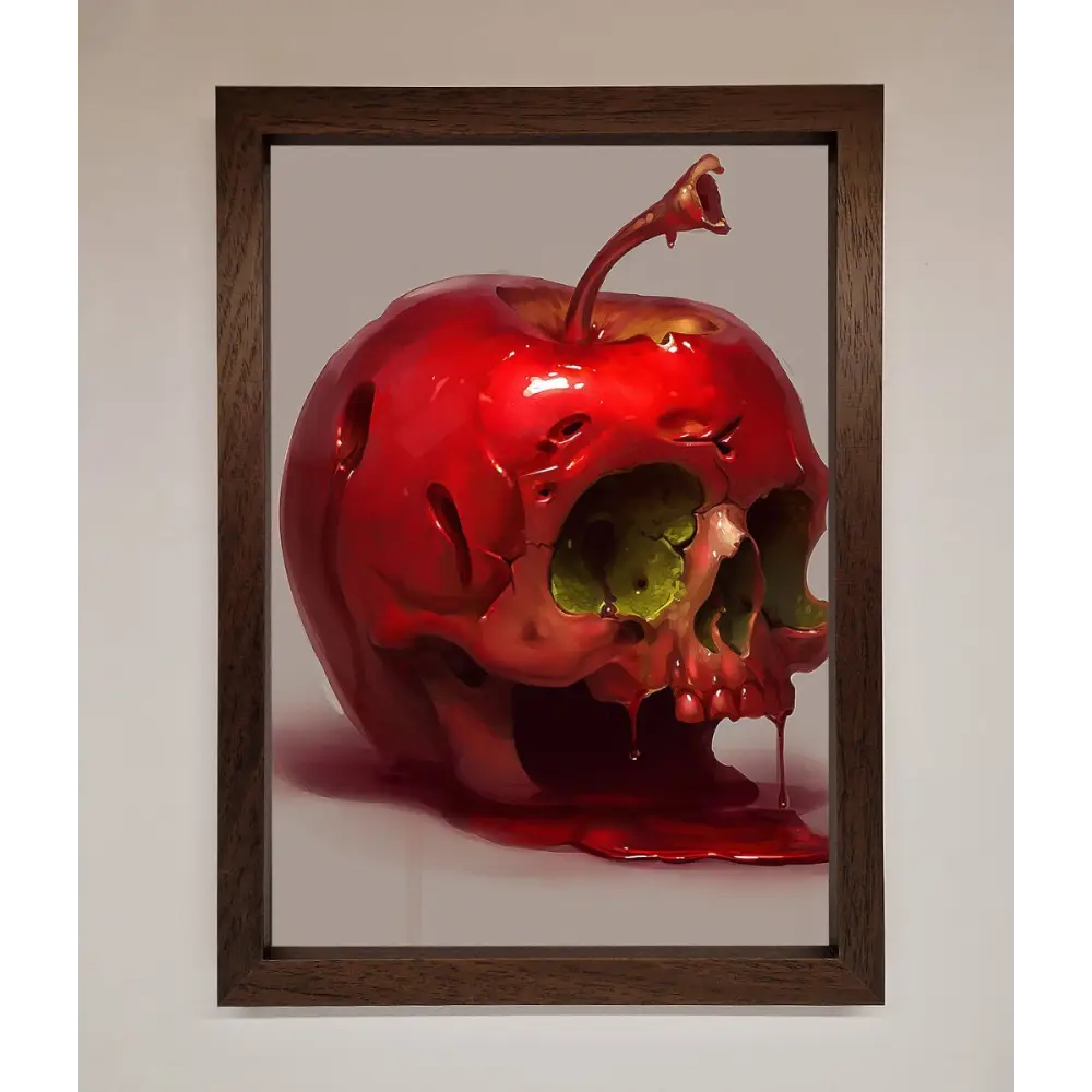 Poison Apple Framed Poster - A3 (29.7 x 42 cm) / Walnut - Framed Print