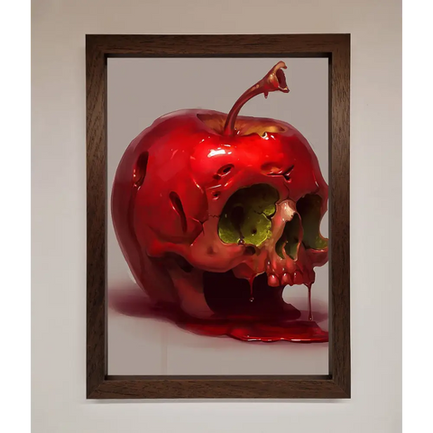 Poison Apple Framed Poster - A3 (29.7 x 42 cm) / Walnut - Framed Print