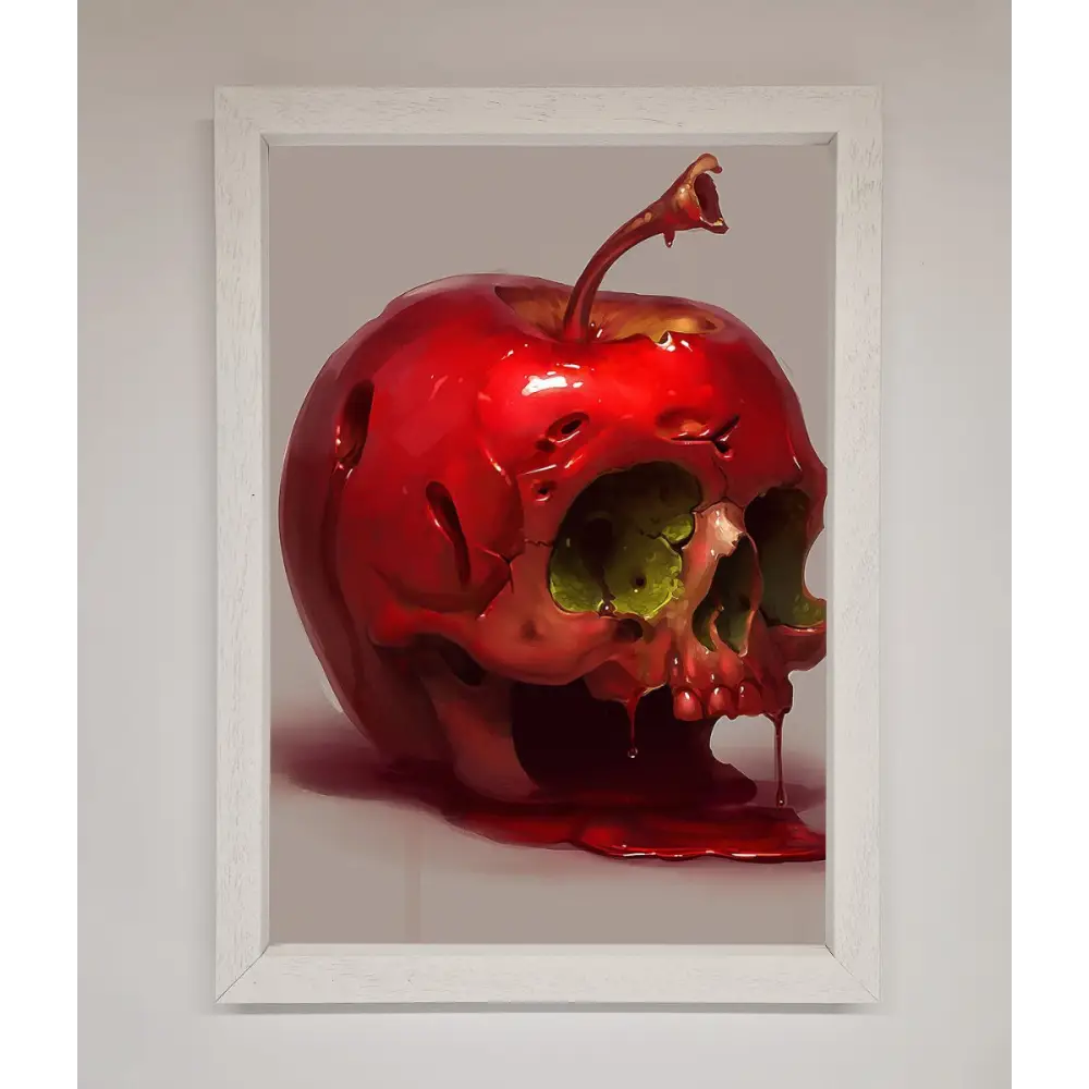Poison Apple Framed Poster - A3 (29.7 x 42 cm) / White - Framed Print