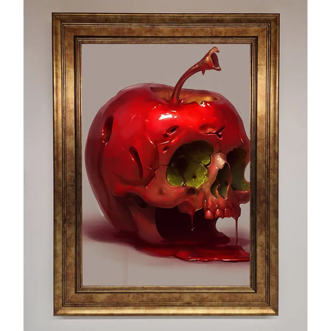 Poison Apple Framed Poster - B0 (100 x 141 cm) / Bronze - Framed Print
