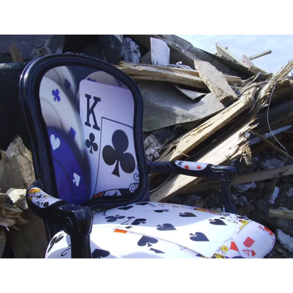 Poker Carver Arm Chair - Black - Carver Chair