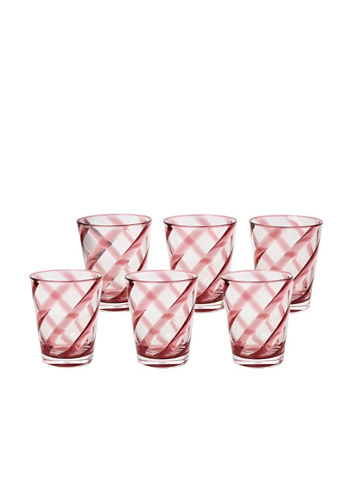 Poolside Gossip - Red Acrylic Tumbler x 6