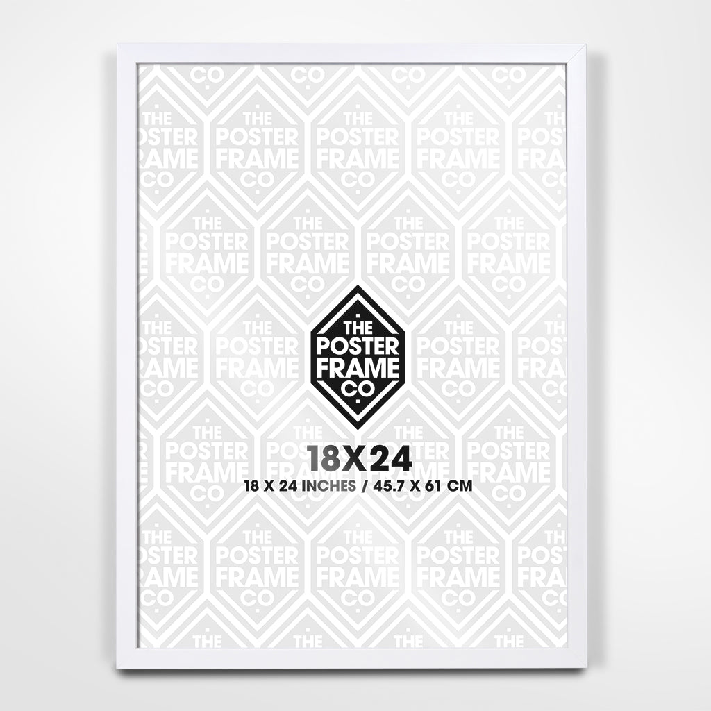 18x24 Inch Premium Poster Frame - White