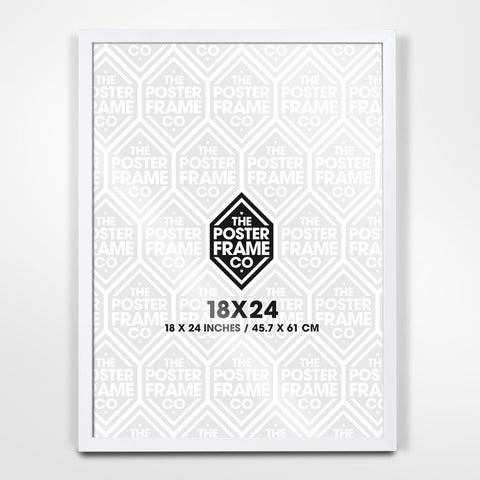 18x24 Inch Premium Poster Frame - White