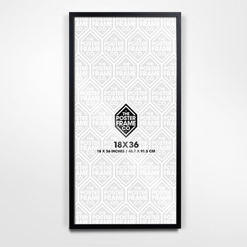 18x36 Inch Premium Poster Frame - Black
