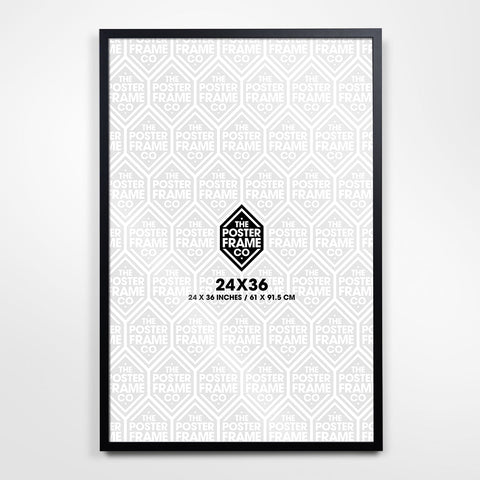 24x36 Inch Premium Poster Frame - Black