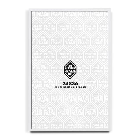 24x36 Inch Premium Poster Frame - White