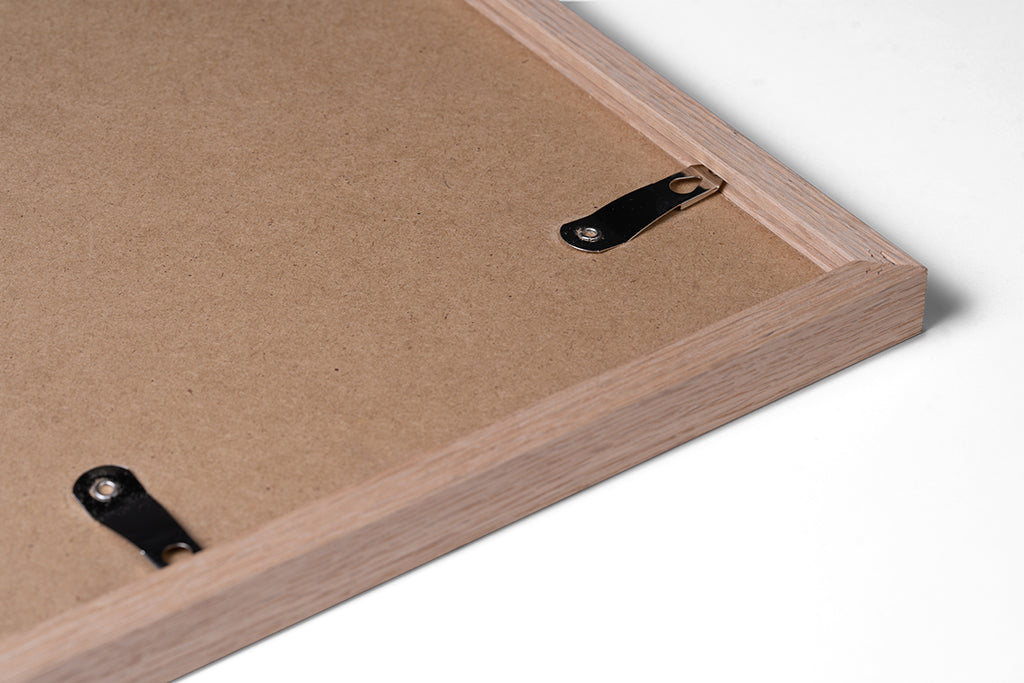 24x36 Inch Premium Poster Frame - Natural Oak