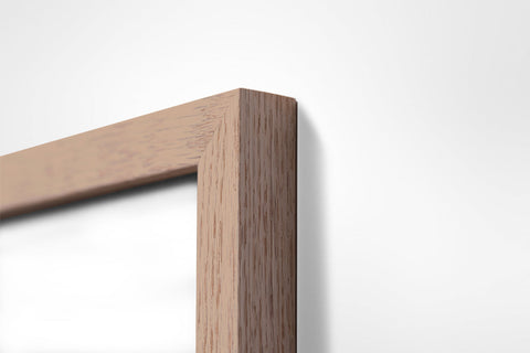 24x36 Inch Premium Poster Frame - Natural Oak