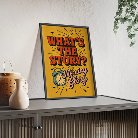 What’s the Story Morning Glory Poster | Oasis Inspired Wall Art