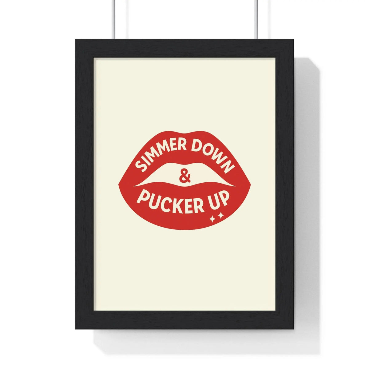 Simmer Down & Pucker Up Poster | Inspired by Arctic Monkeys