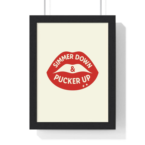 Simmer Down & Pucker Up Poster | Inspired by Arctic Monkeys