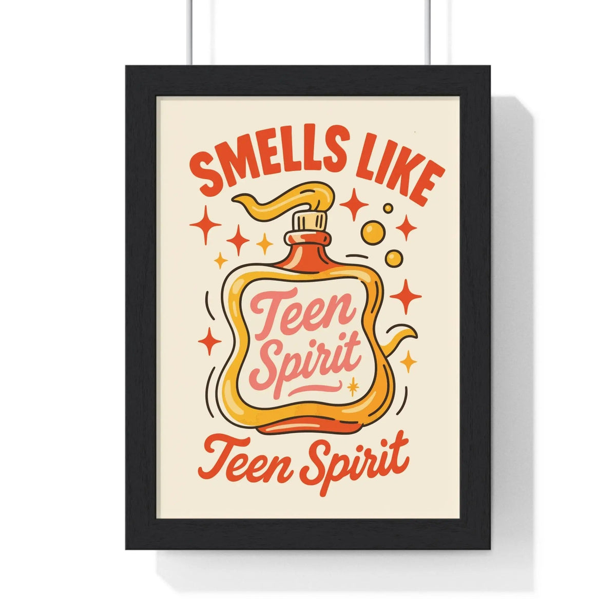Smells Like Teen Spirit Poster | Nirvana Inspired Wall Art