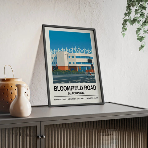 Blackpool Bloomfield Road Stadium Print