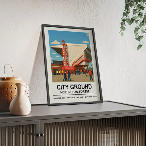 Nottingham Forest City Ground Stadium Print