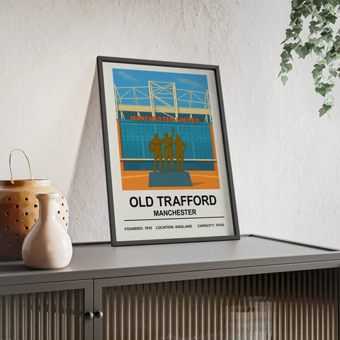 Manchester Old Trafford Print Legends Stadium