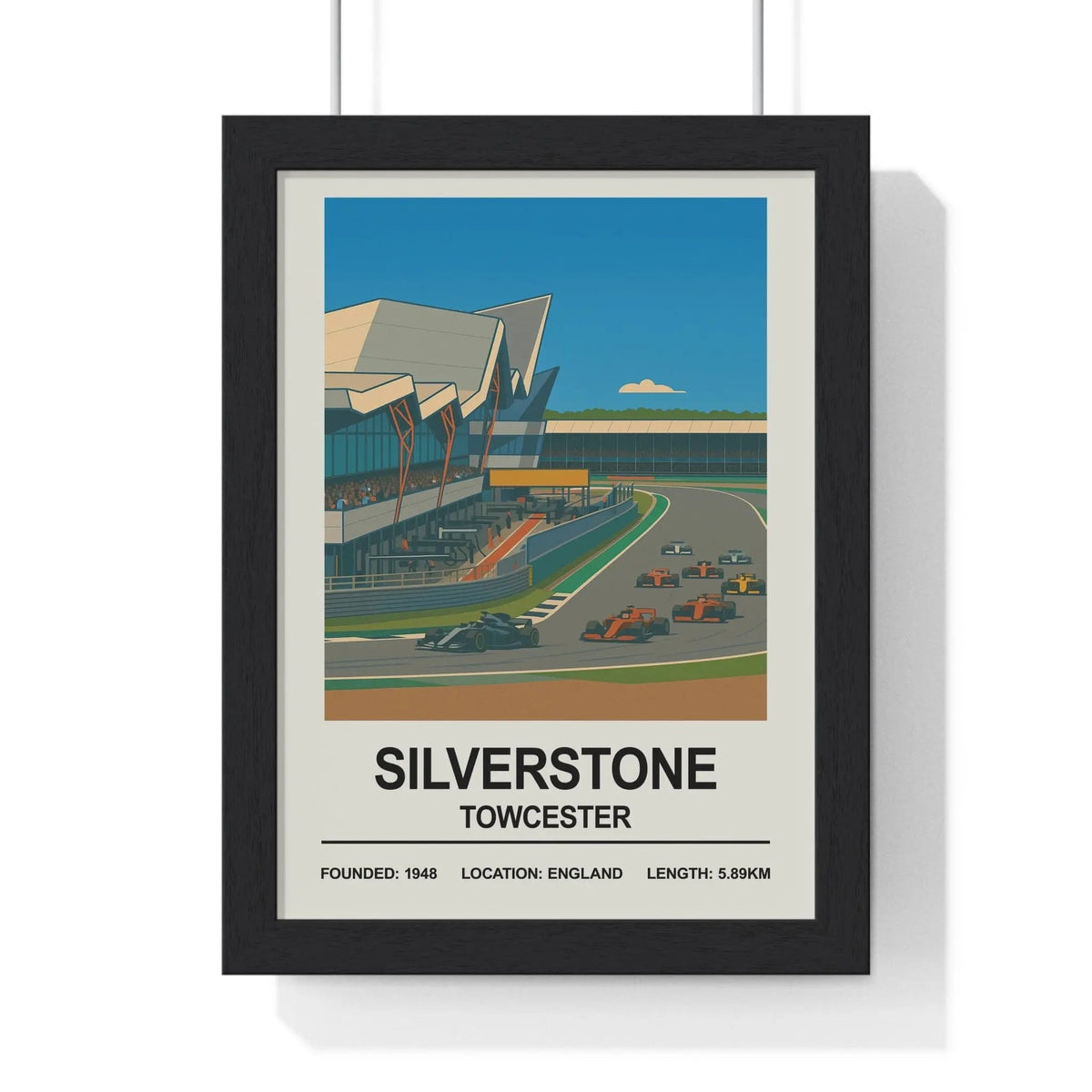 Silverstone Towcester Racing Circuit Stadium Print