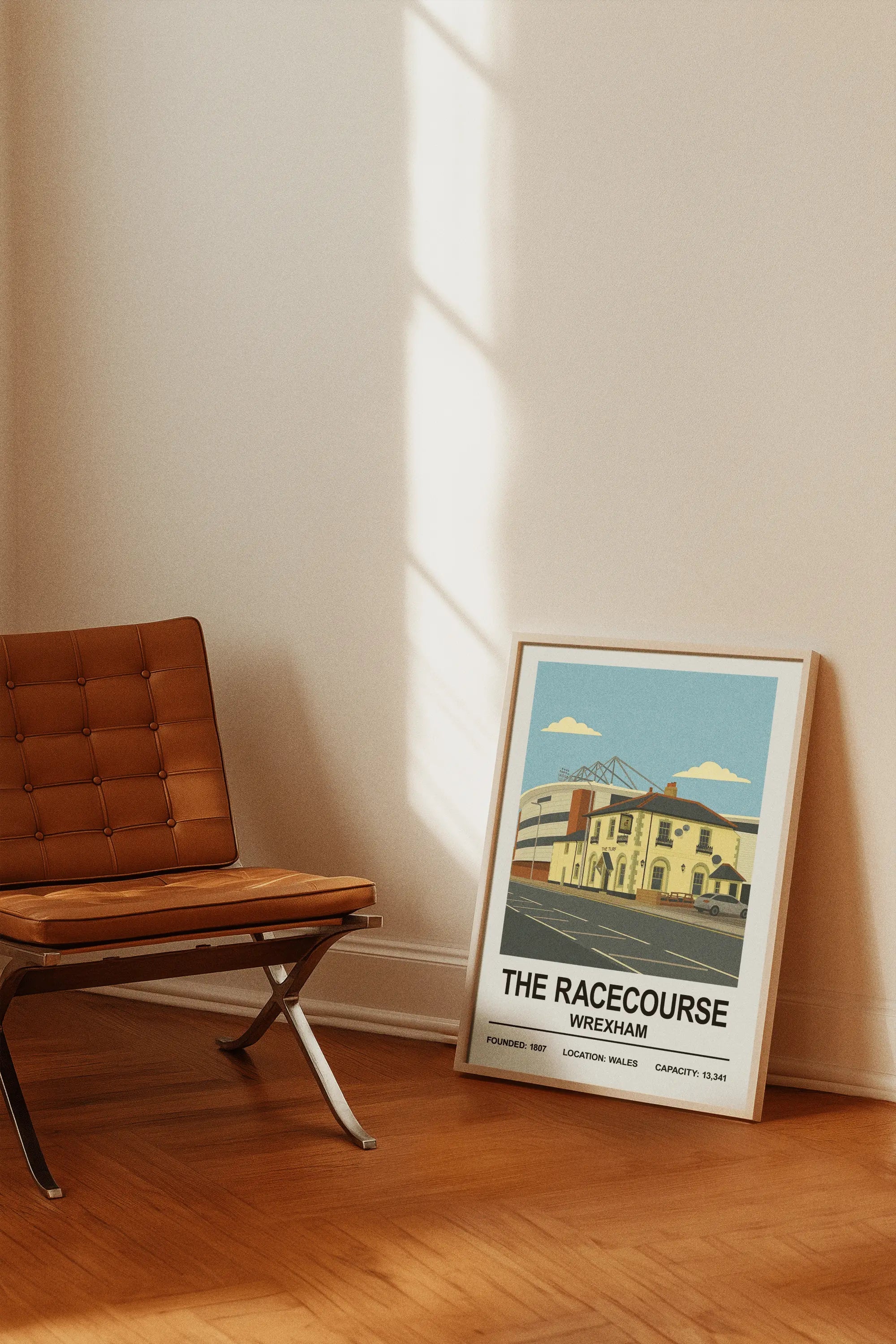 Wrexham The Racecourse Ground Stadium Print