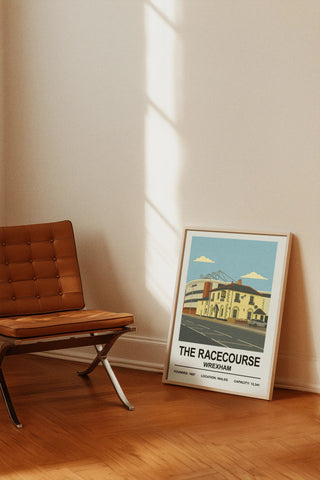 Wrexham The Racecourse Ground Stadium Print