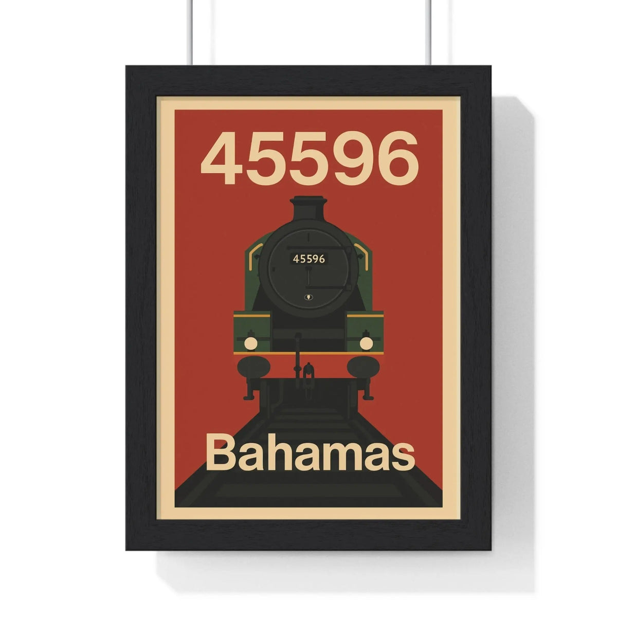 45596 Bahamas Steam Train Poster – Heritage Railway Wall Art Print