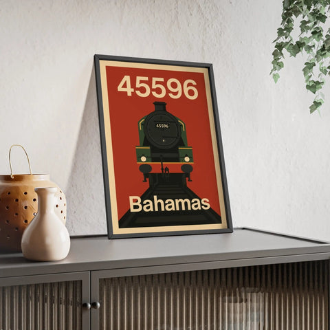 45596 Bahamas Steam Train Poster – Heritage Railway Wall Art Print