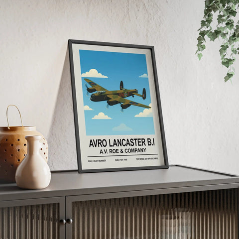 Avro Lancaster B.I Poster | Iconic WWII Bomber Aircraft Print