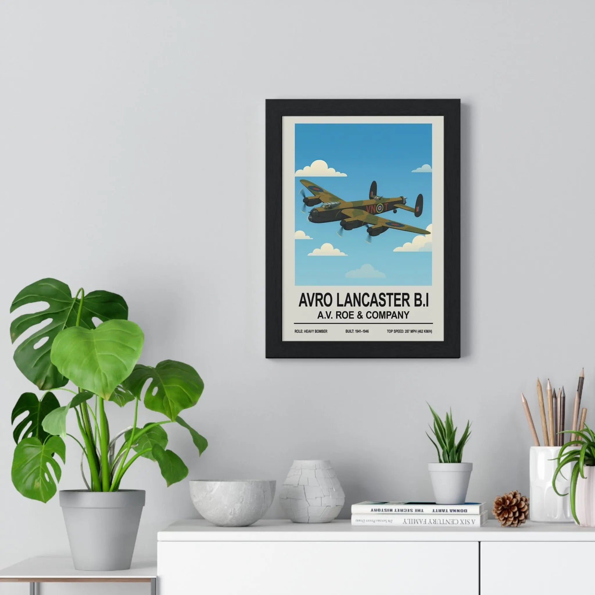 Avro Lancaster B.I Poster | Iconic WWII Bomber Aircraft Print