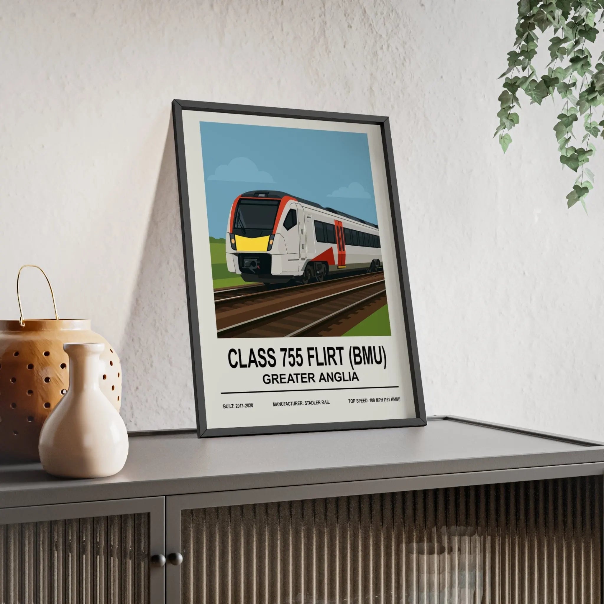 British Rail Class 755 Poster – Modern Train Wall Art