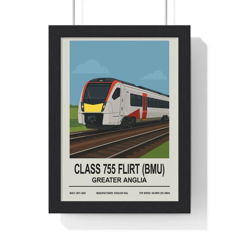 British Rail Class 755 Poster – Modern Train Wall Art