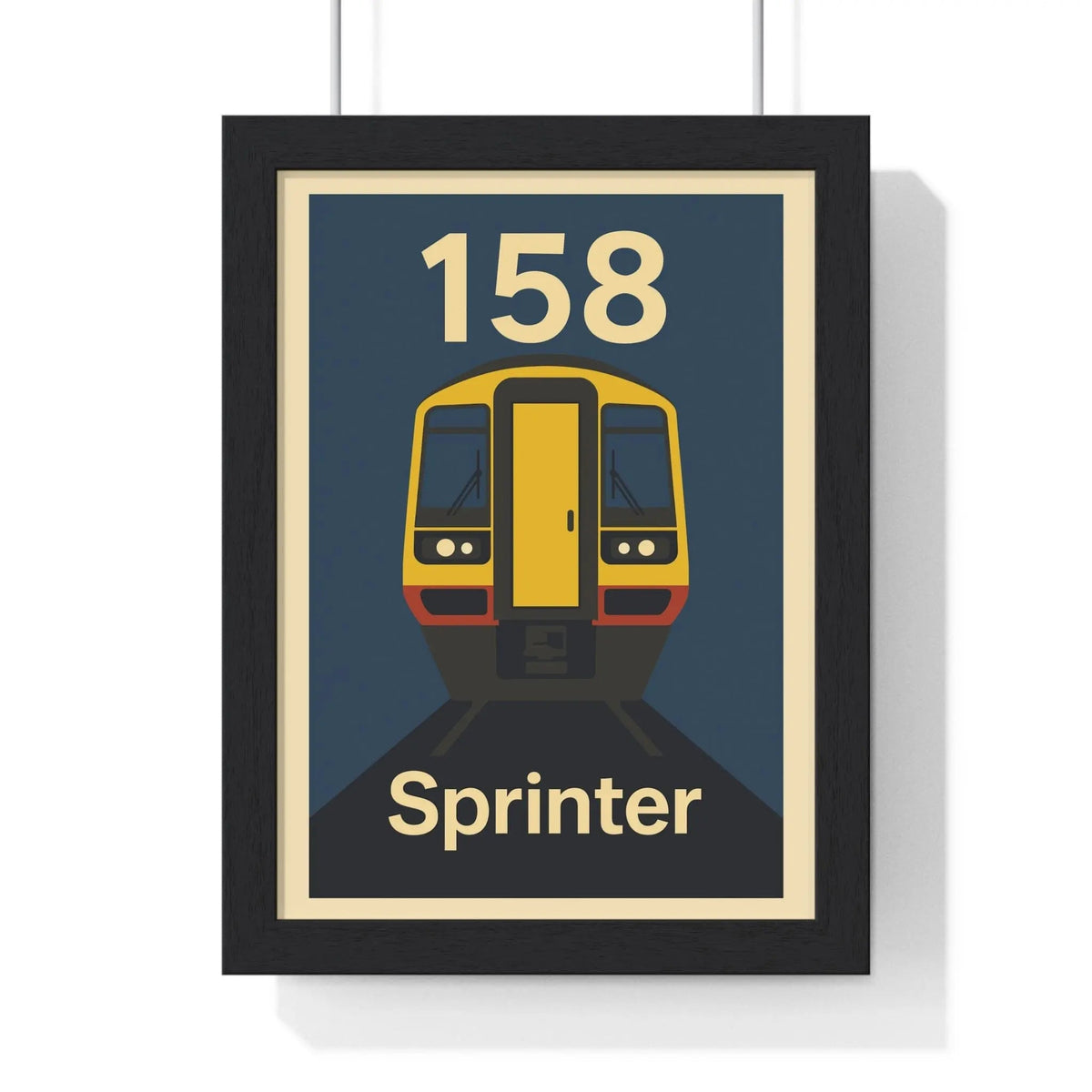 Class 158 Sprinter Train Poster – Regional Railways Wall Art Print