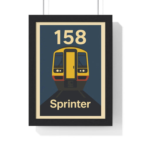 Class 158 Sprinter Train Poster – Regional Railways Wall Art Print