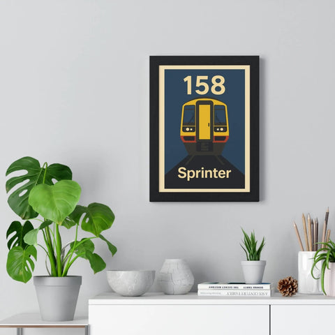 Class 158 Sprinter Train Poster – Regional Railways Wall Art Print