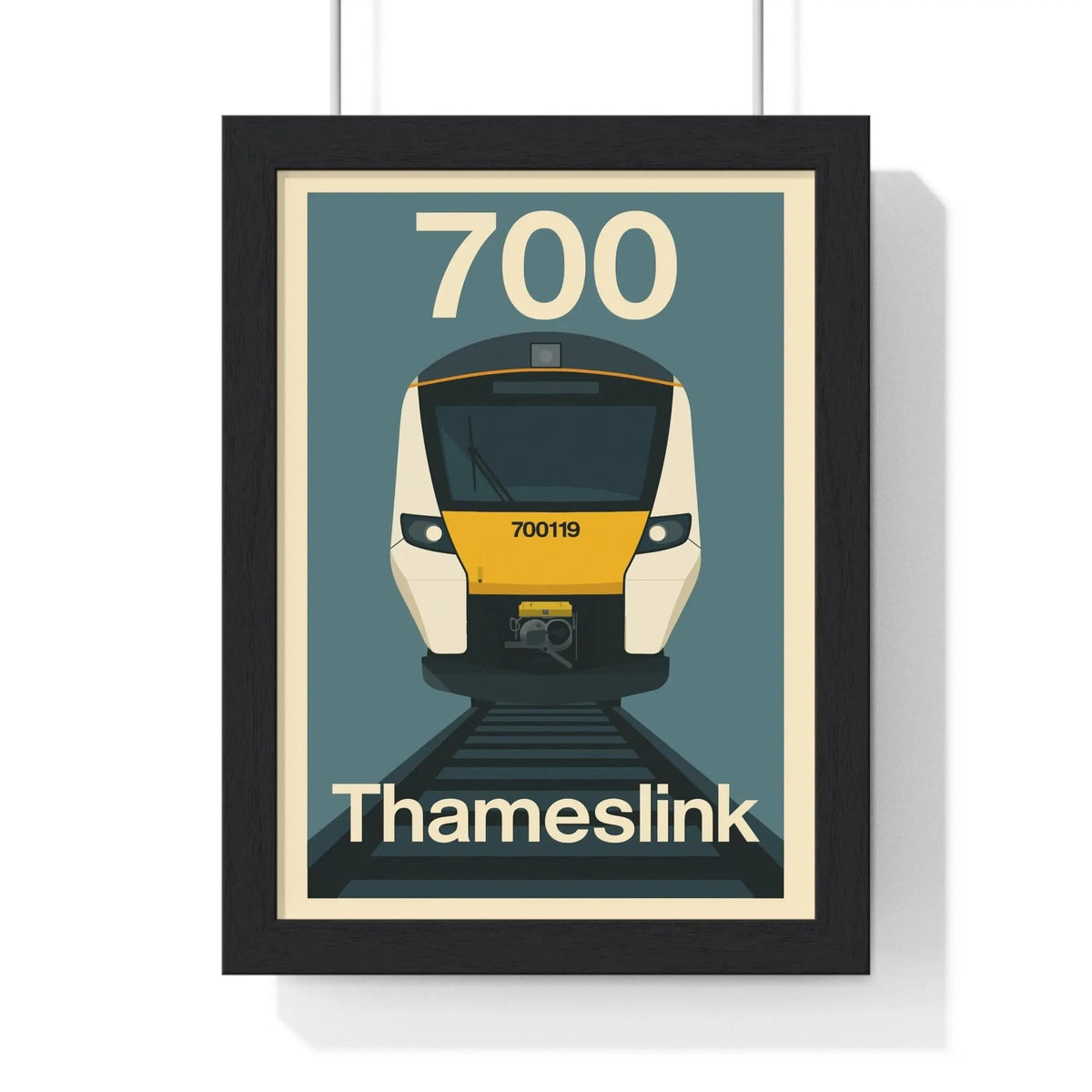 Class 700 Thameslink Train Poster | Modern British Railway Wall Art
