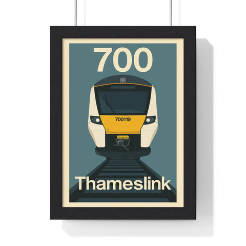 Class 700 Thameslink Train Poster | Modern British Railway Wall Art