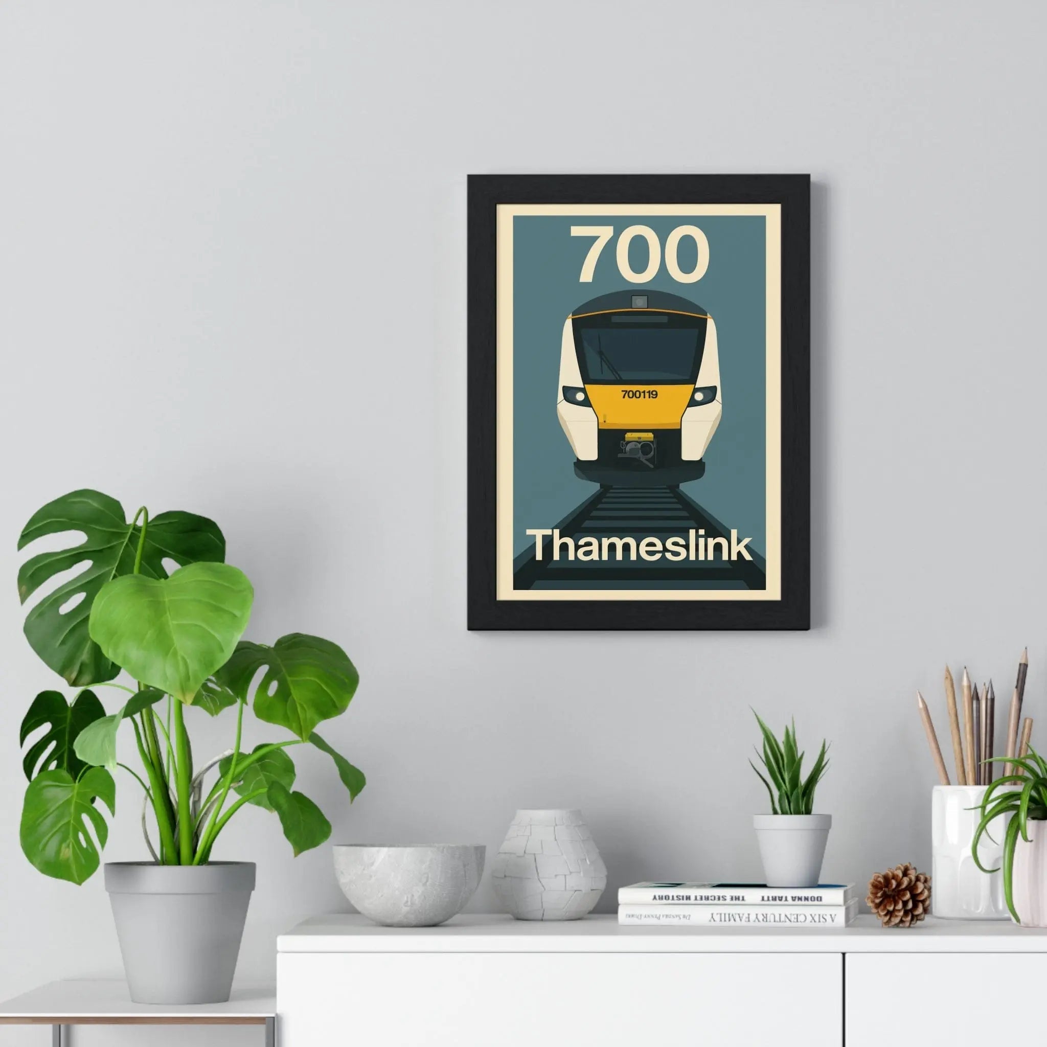Class 700 Thameslink Train Poster | Modern British Railway Wall Art