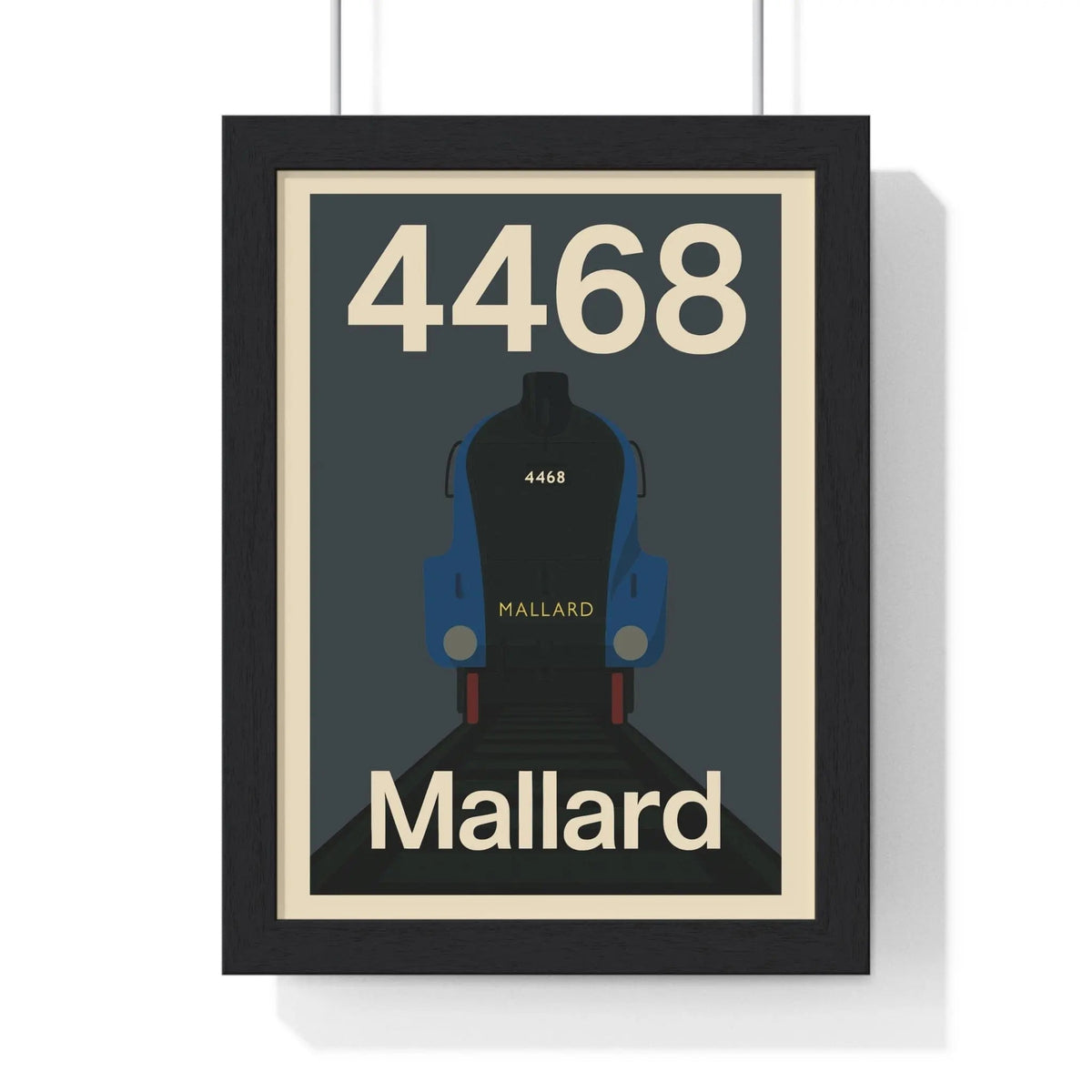 Mallard 4468 Poster Print | Iconic Train Wall Art