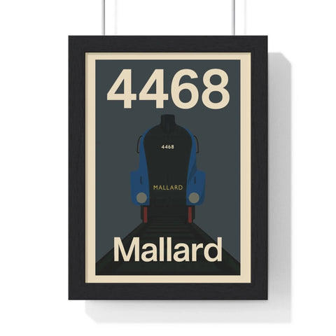 Mallard 4468 Poster Print | Iconic Train Wall Art