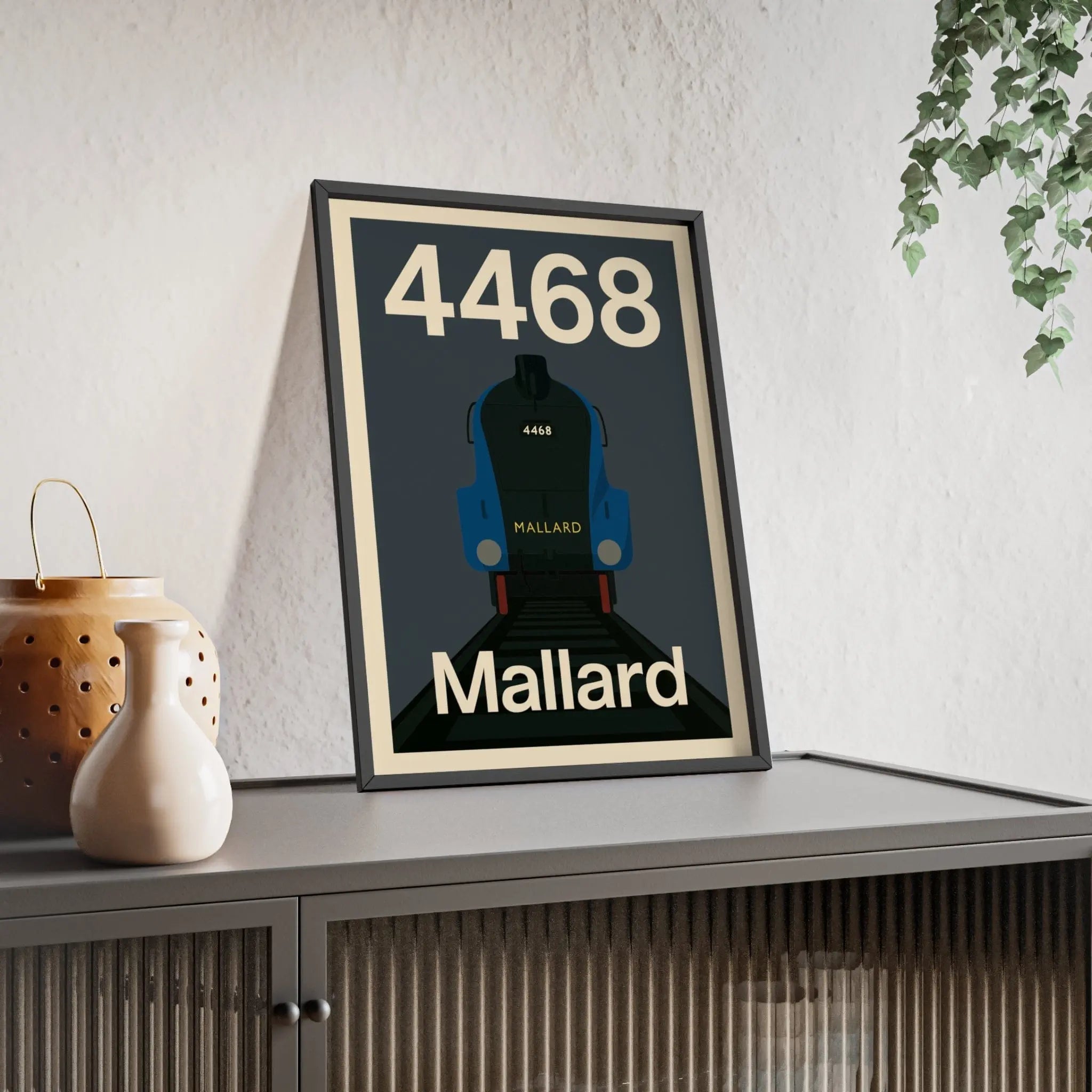 Mallard 4468 Poster Print | Iconic Train Wall Art