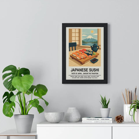 Japanese Sushi Kitchen Wall Art – Japanese Food Poster Print