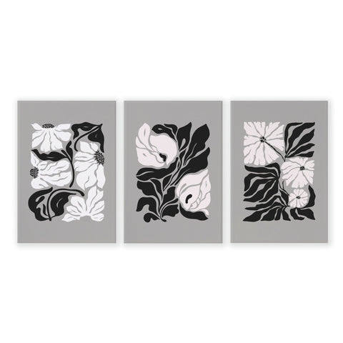 Posters For Bathrooms | Set of 3 Botanical Wall art Prints