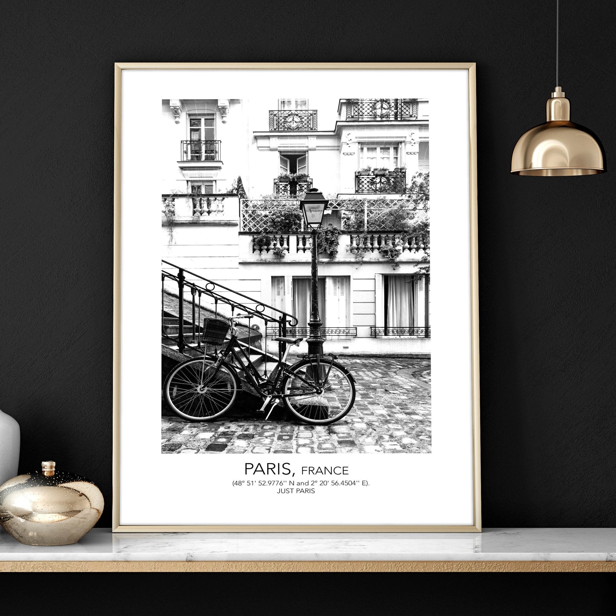 Posters for living room | set of 3 Paris wall art prints
