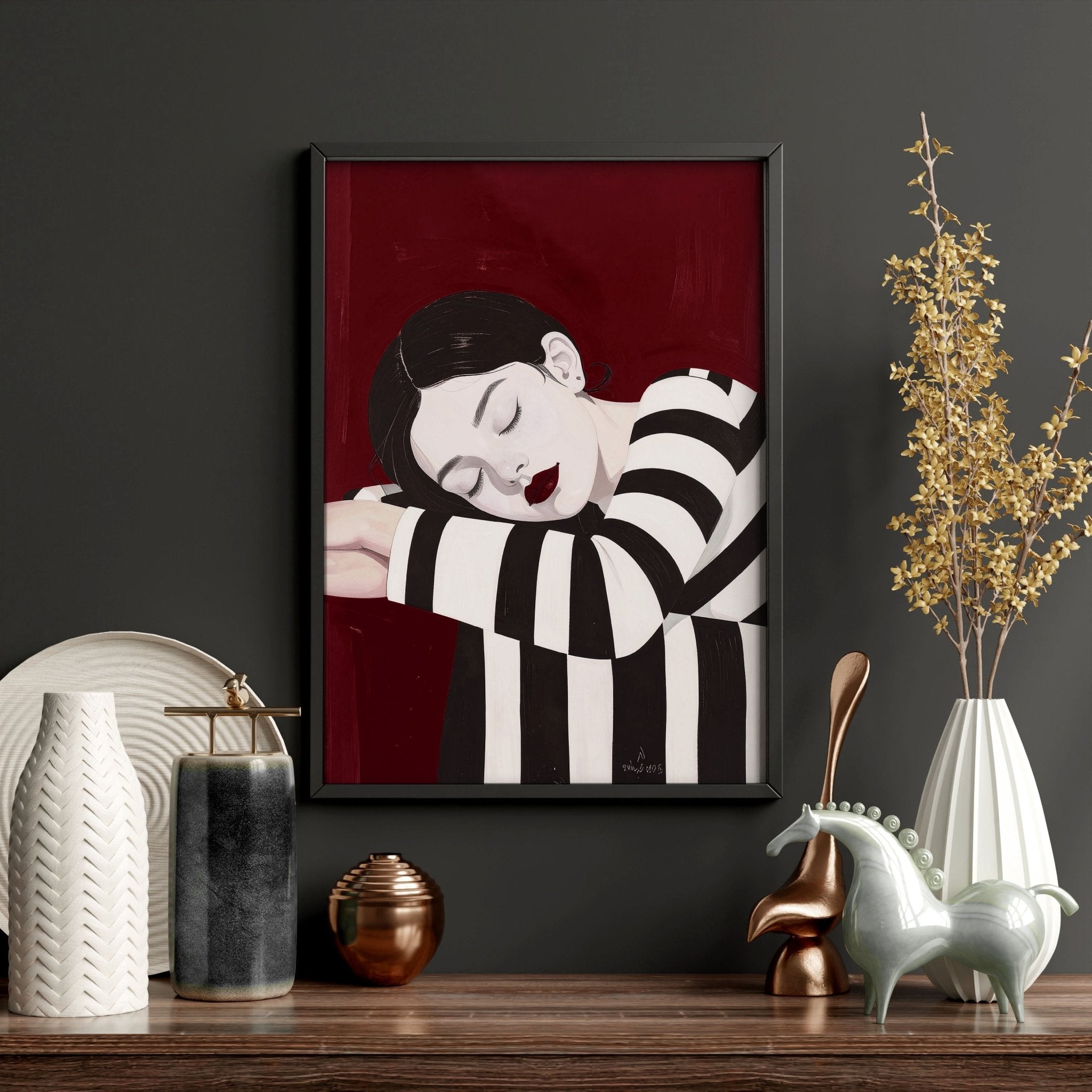 Posters Wall Art | Set of 3 Boho Women Wall art Prints
