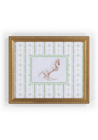Prancing Beauty Framed Print - Perfect for Nursery & Children's Rooms