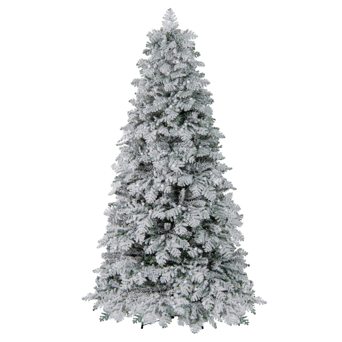 Pre-Lit Artificial Christmas Tree with Mixed Branch Tips-180 cm