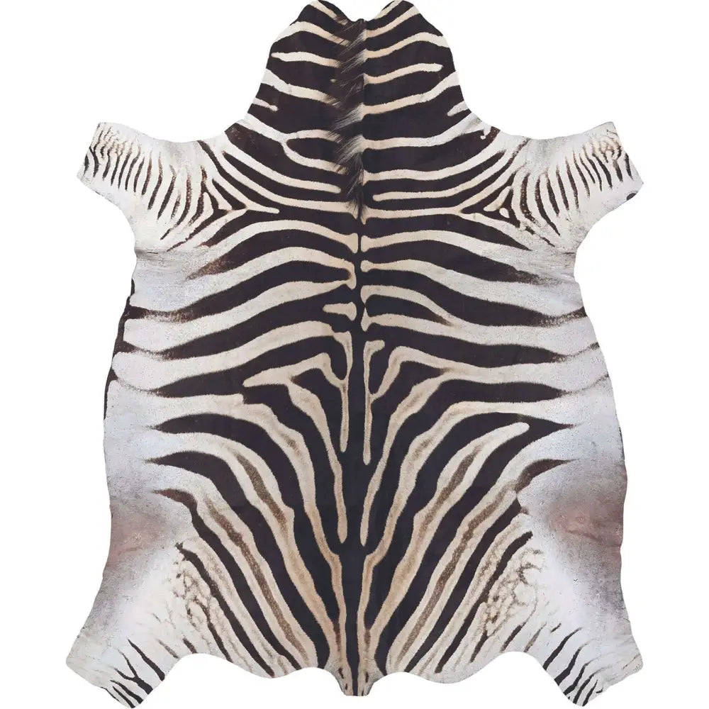Premium Large Faux Hides Animal Print Rug - Zebra / 155X190 cm - Rugs