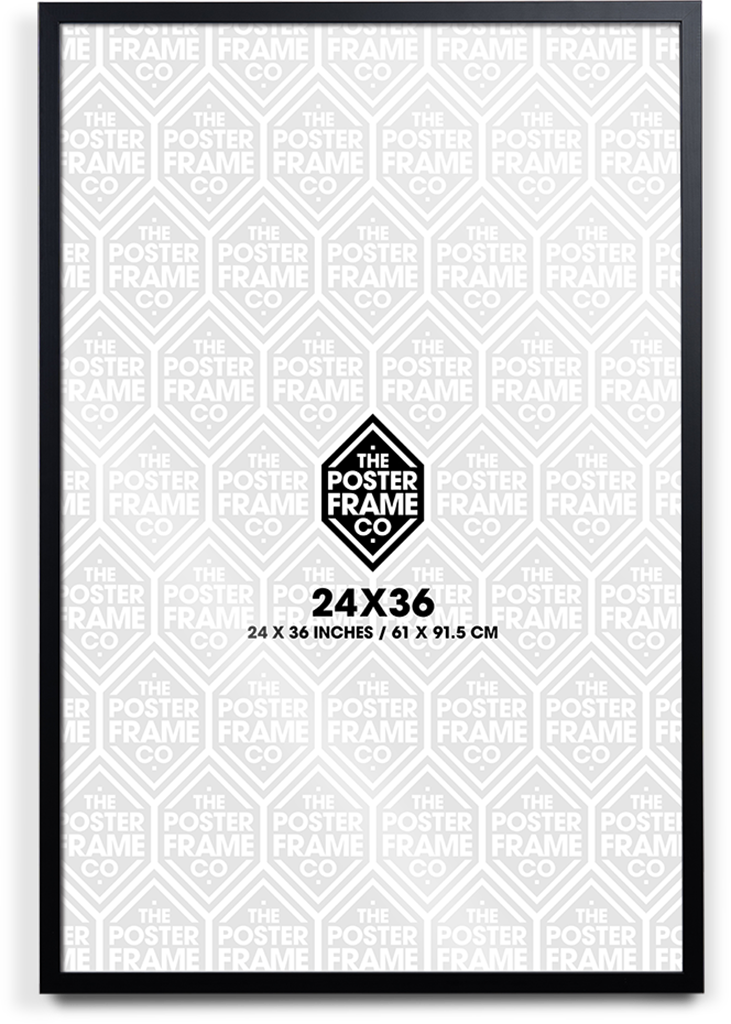 24x36 Inch Premium Poster Frame - Black