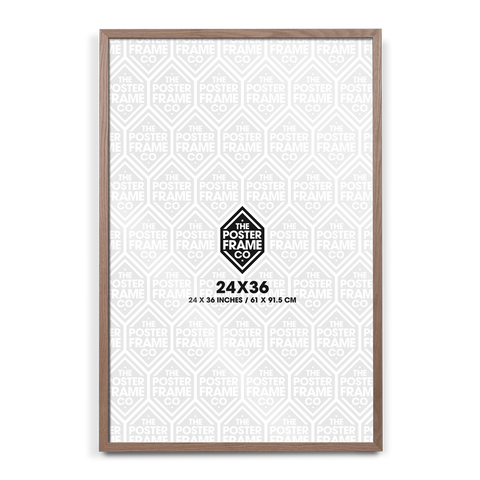 24x36 Inch Premium Poster Frame - Natural Oak
